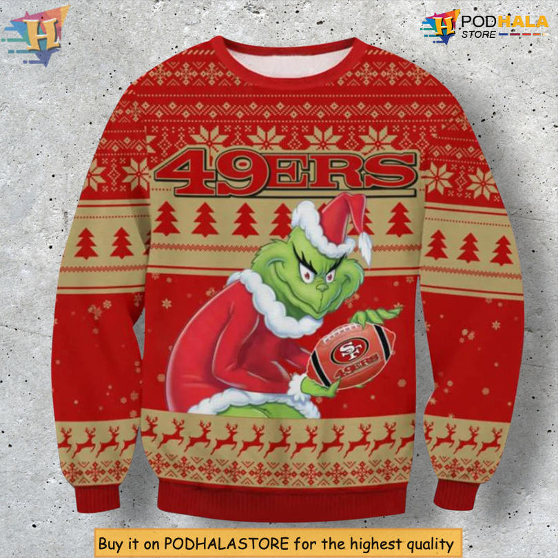 San Francisco 49ers Grinch Team Spirit Limited Funny Christmas Sweater San Francisco 49ers Grinch Team Spirit Limited Funny Christmas Sweater