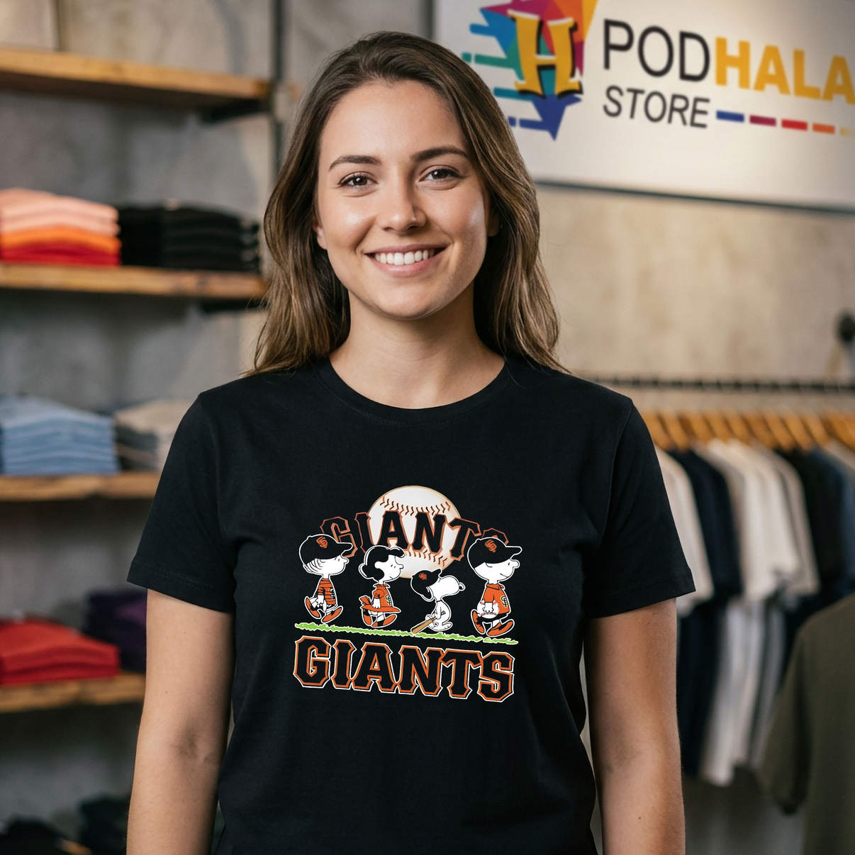 San Francisco Giants Peanuts Snoopy Shirt Abbey Road Baseball Friends Graphic