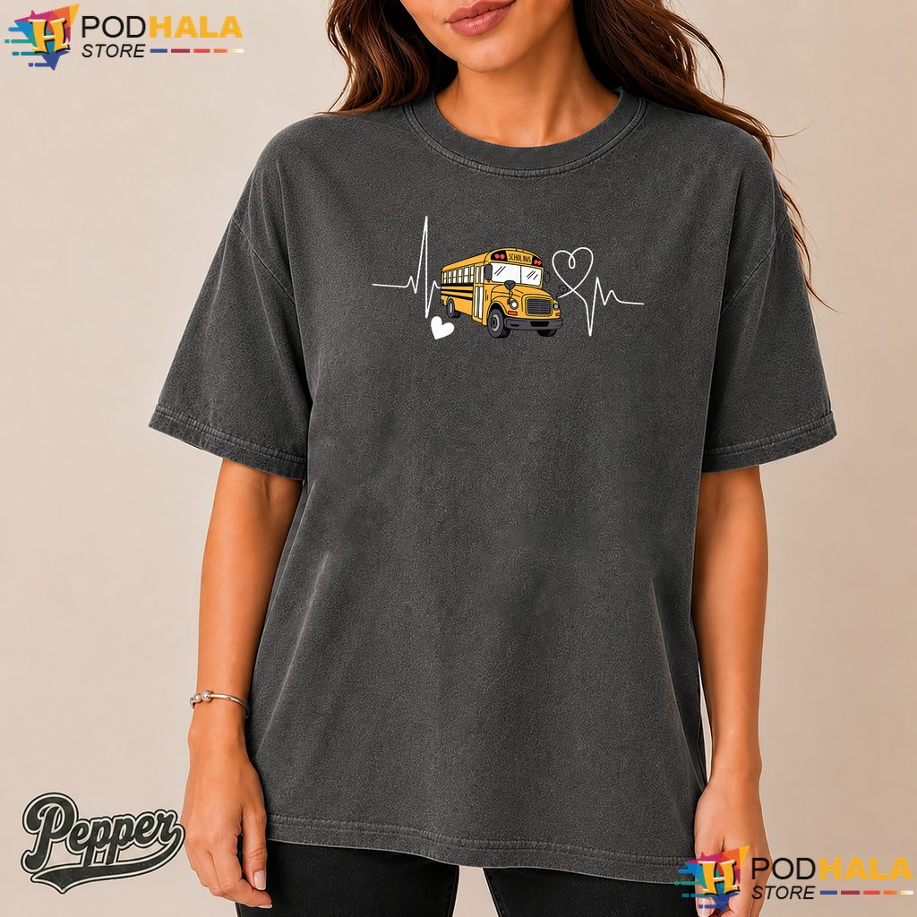 School Bus Driver Art Comfort Colors Tshirt Funny Back To School Apparel School Bus Driver Art Comfort Colors Tshirt Funny Back To School Apparel