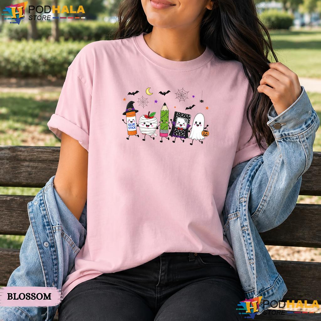 School Teacher Supplies Comfort Colors T-Shirt Funny Spooky Halloween