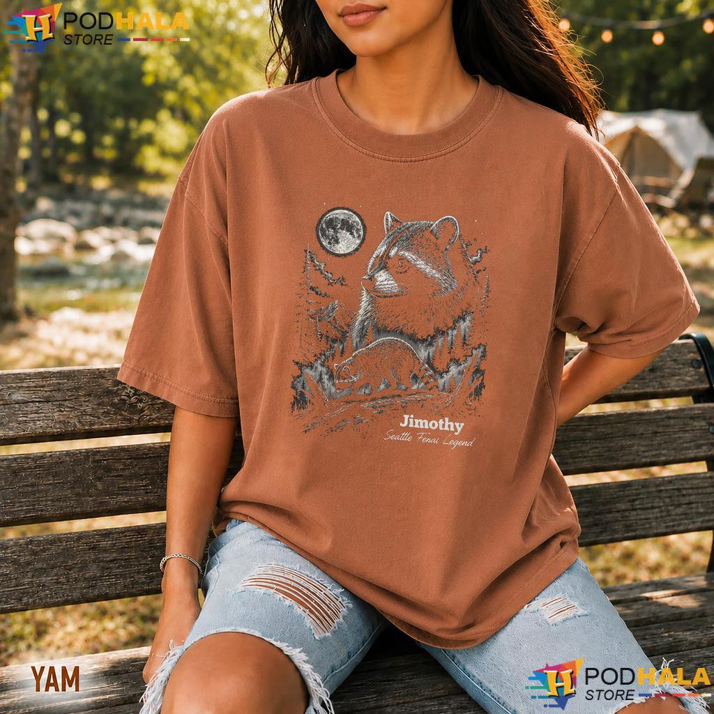 Seattle Feral Legend Comfort Colors Tee Funny Jimothy Raccoon Viral Meme Seattle Feral Legend Comfort Colors Tee Funny Jimothy Raccoon Viral Meme