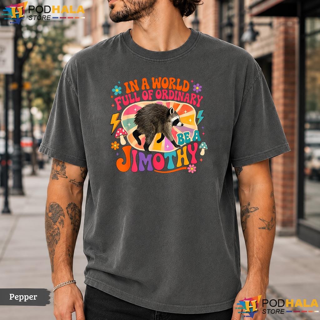Seattle Raccoon Meme Comfort Colors T-Shirt Funny Jimothy Graphic Top
