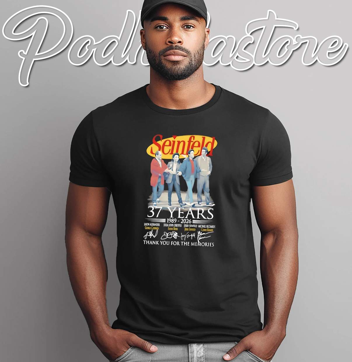 Seinfeld 37 Years Memories Shirt 1989 To 2026 Thank You Nostalgia Graphic Men