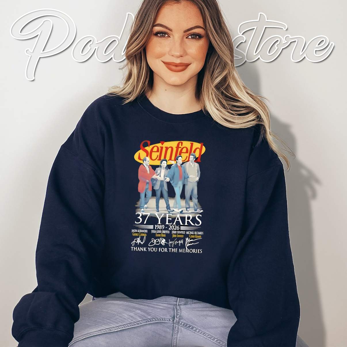 Seinfeld 37 Years Memories T-Shirt 1989 To 2026 Thank You Nostalgia Graphic Men Seinfeld 37 Years Memories T-Shirt 1989 To 2026 Thank You Nostalgia Graphic Men