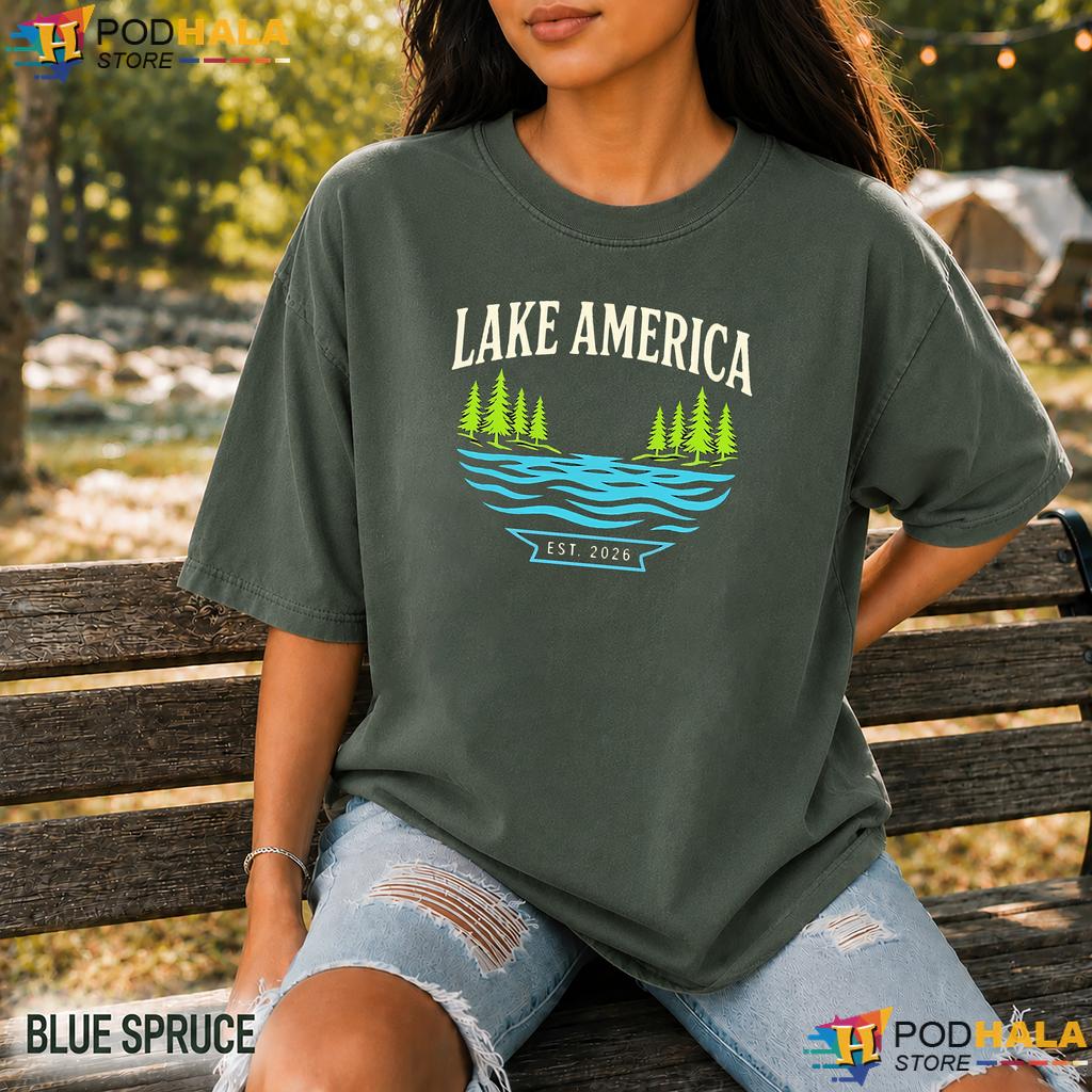 Serene Humor Lake America Comfort Colors Tshirt Political 2026 Scene Serene Humor Lake America Comfort Colors Tshirt Political 2026 Scene