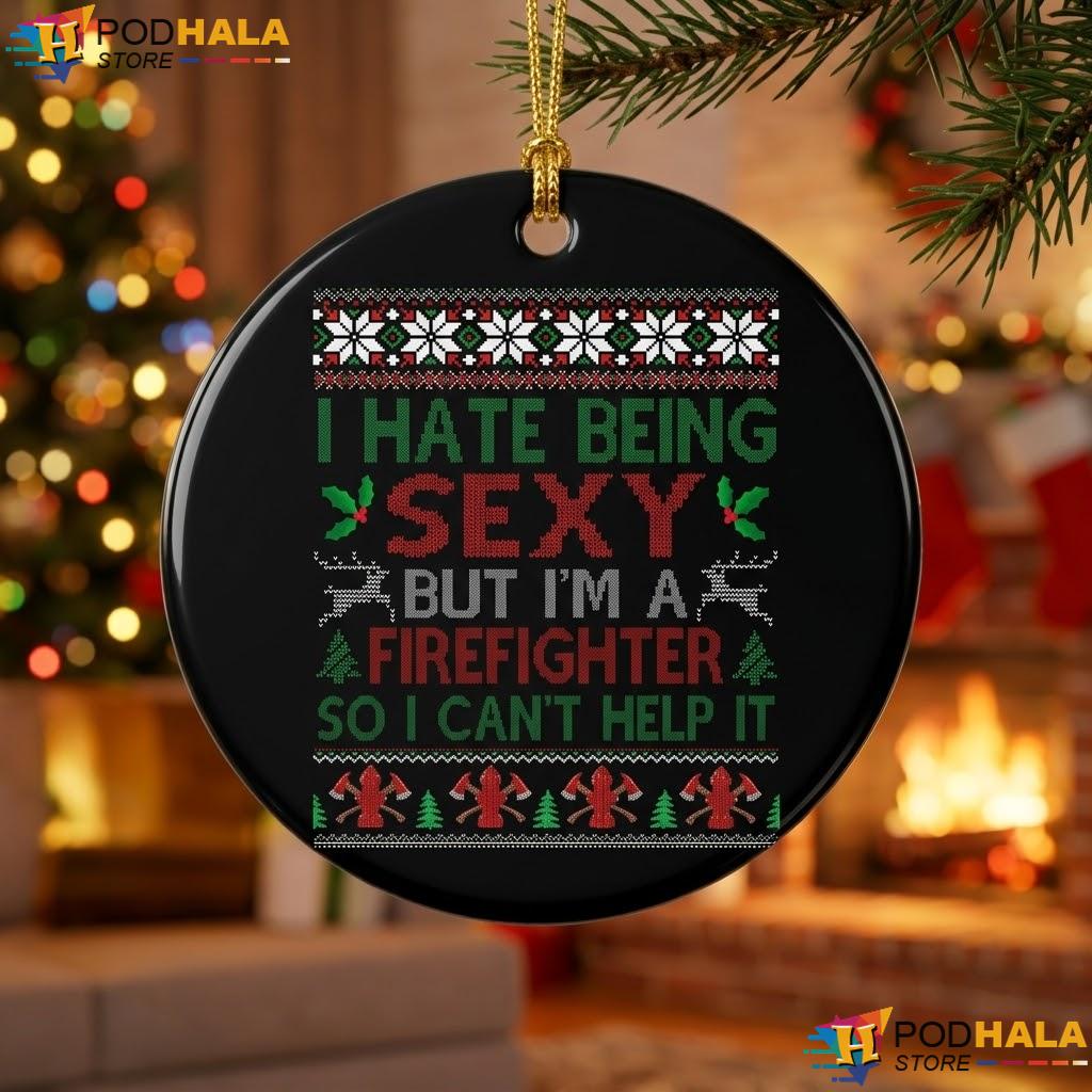 Sexy Firefighter Xmas Ornament Funny Gift Holiday Decor Ideas