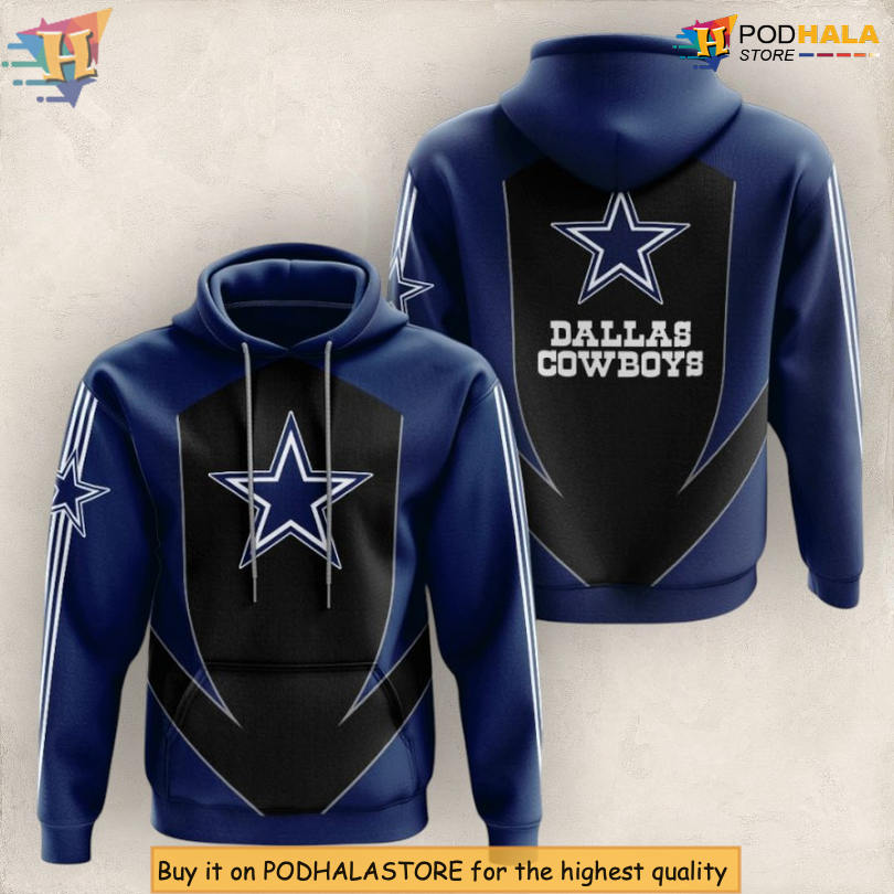 Signature NFL Edition Dallas Cowboys Hoodie 3D Custom Sport All Over Print