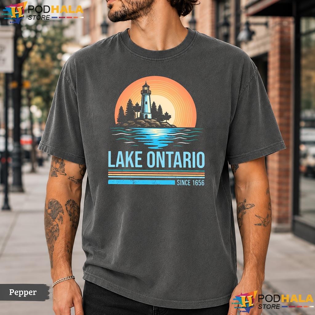 Since 1656 Lake Ontario Comfort Colors T-Shirt Retro Vintage Apparel