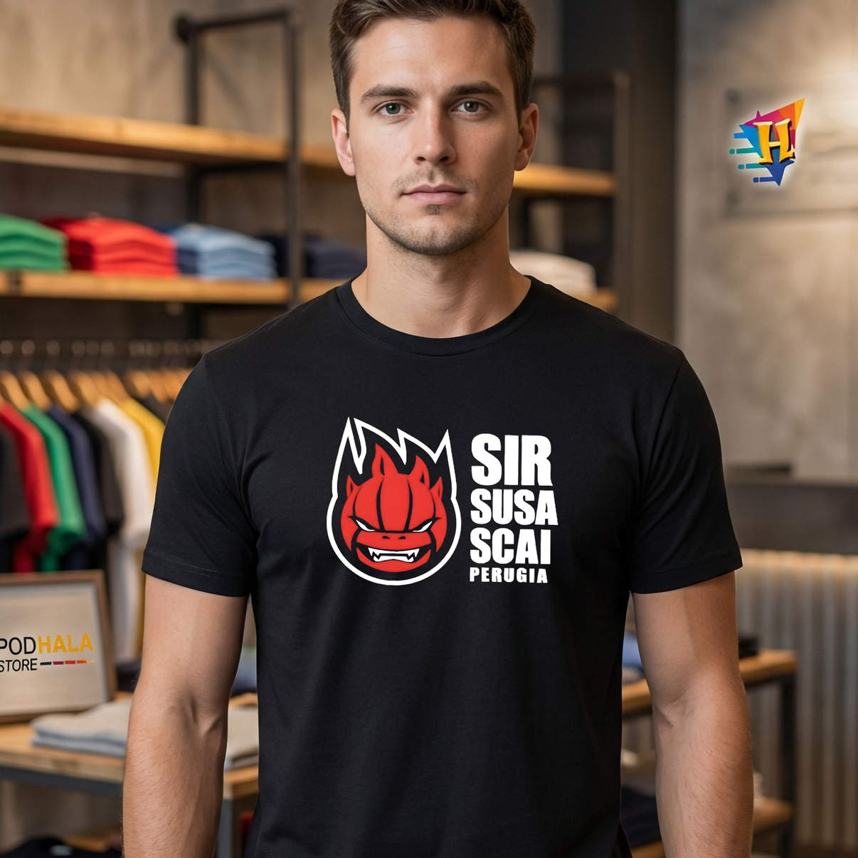 Sir Susa Scai Perugia Yuranamore Graphic Shirt 2026 Sports Fan Apparel Gear