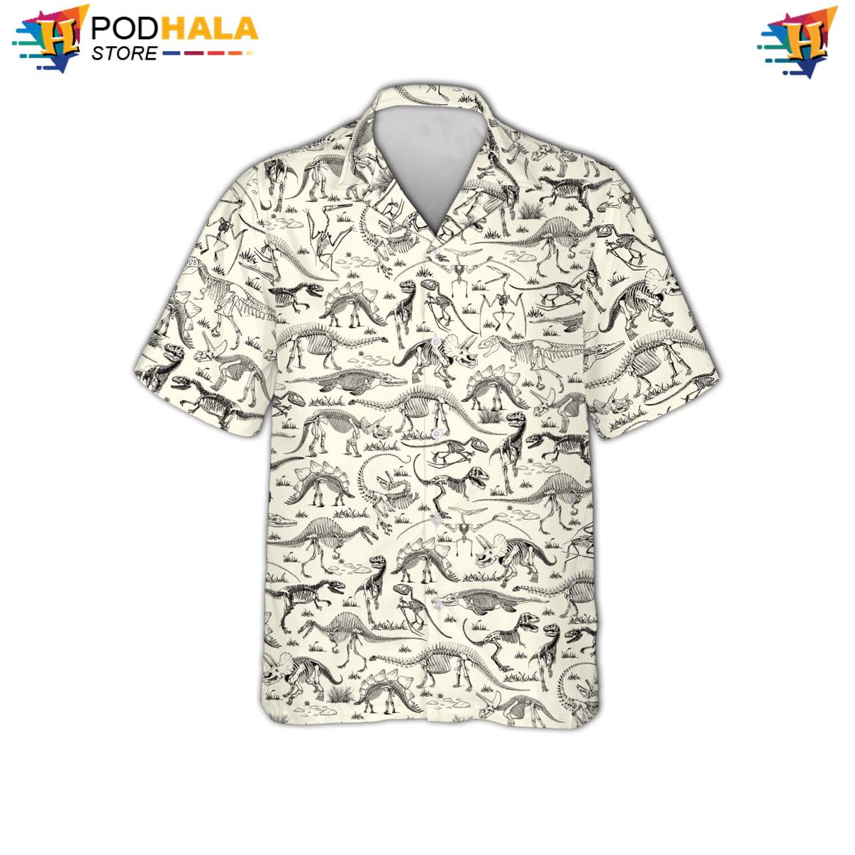 Skeleton Dinosaur Tropical Shirt Mens Tropical Beach Button Down Resort Outfit Skeleton Dinosaur Tropical Shirt Mens Tropical Beach Button Down Resort Outfit