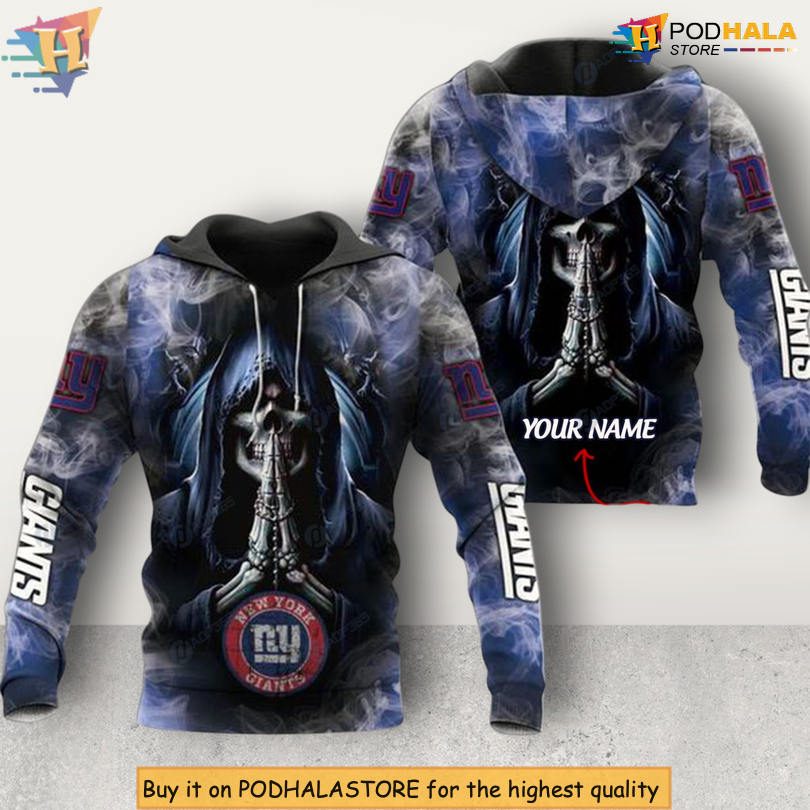 Skull Concept Edition New York Giants Unisex Hoodie Unique 3D Design