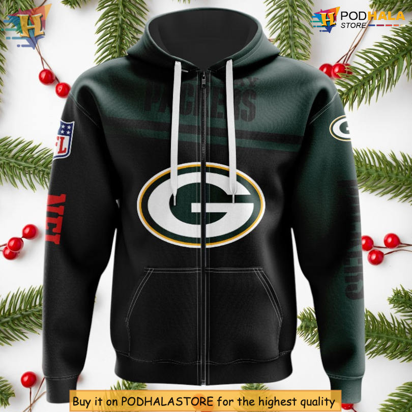 Skull Design Tribute Custom Number Green Bay Packers Hoodie 3D Apparel Skull Design Tribute Custom Number Green Bay Packers Hoodie 3D Apparel