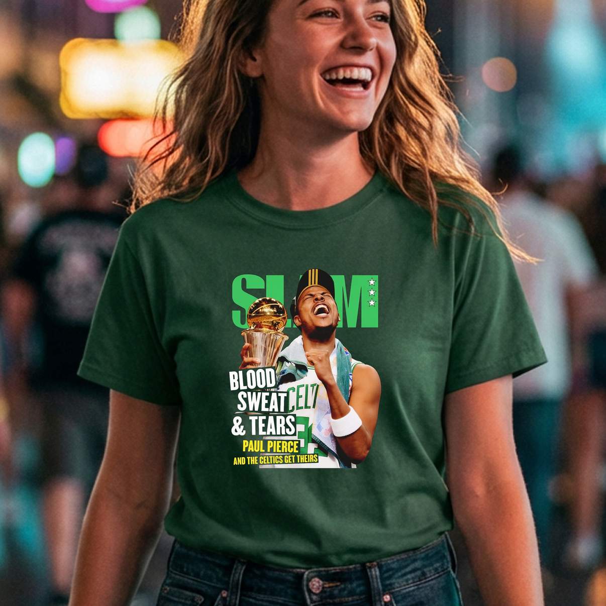 Slam Blood Sweat And Tears Shirt Paul Pierce Celtics Basketball Graphic Men