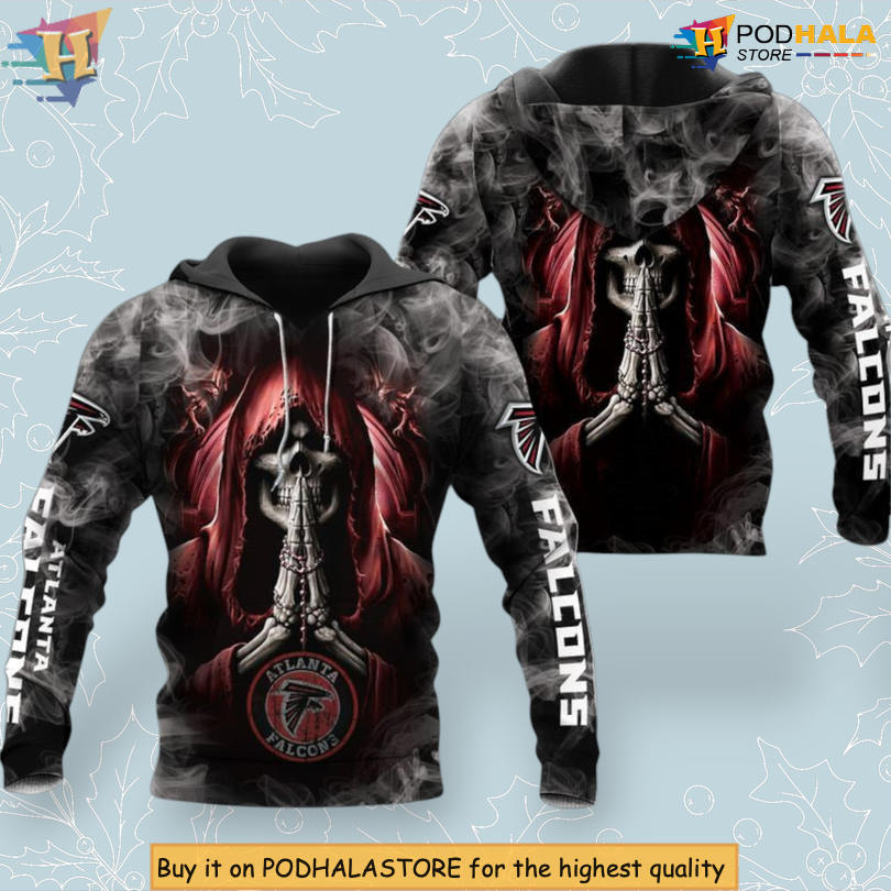 Smoky Skull Artwork New York Giants Full Print Hoodie Background Concept