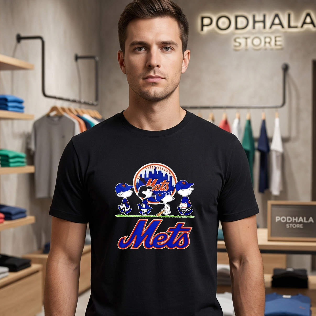 Snoopy Charlie Brown New York Mets Shirt 2026 Baseball Sports Fan Apparel