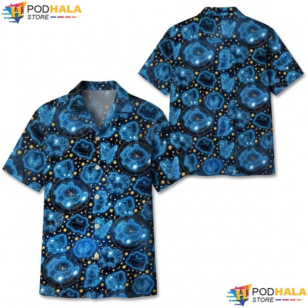Snorlax Ditto Halloween Hawaiian Shirt Bulbasaur Galaxy Anime Outfit