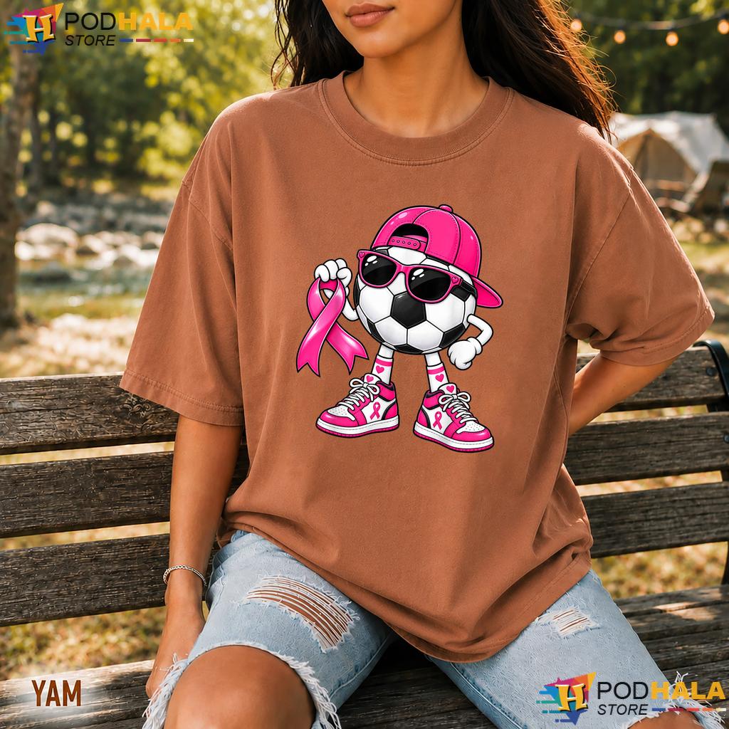 Soccer Drip Pink Ribbon Comfort Colors Tshirt Breast Cancer Boys Kids Soccer Drip Pink Ribbon Comfort Colors Tshirt Breast Cancer Boys Kids