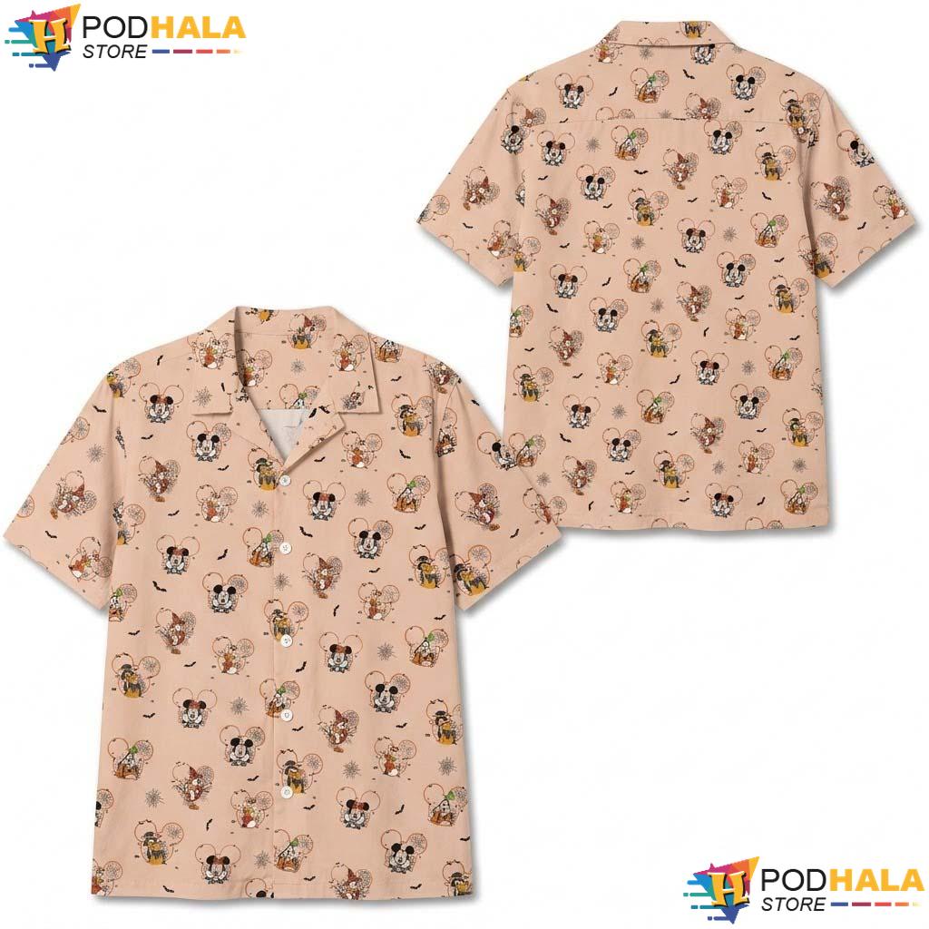 Spooky Mickey Friends Halloween Hawaiian Shirt Disney Spooky Party Top
