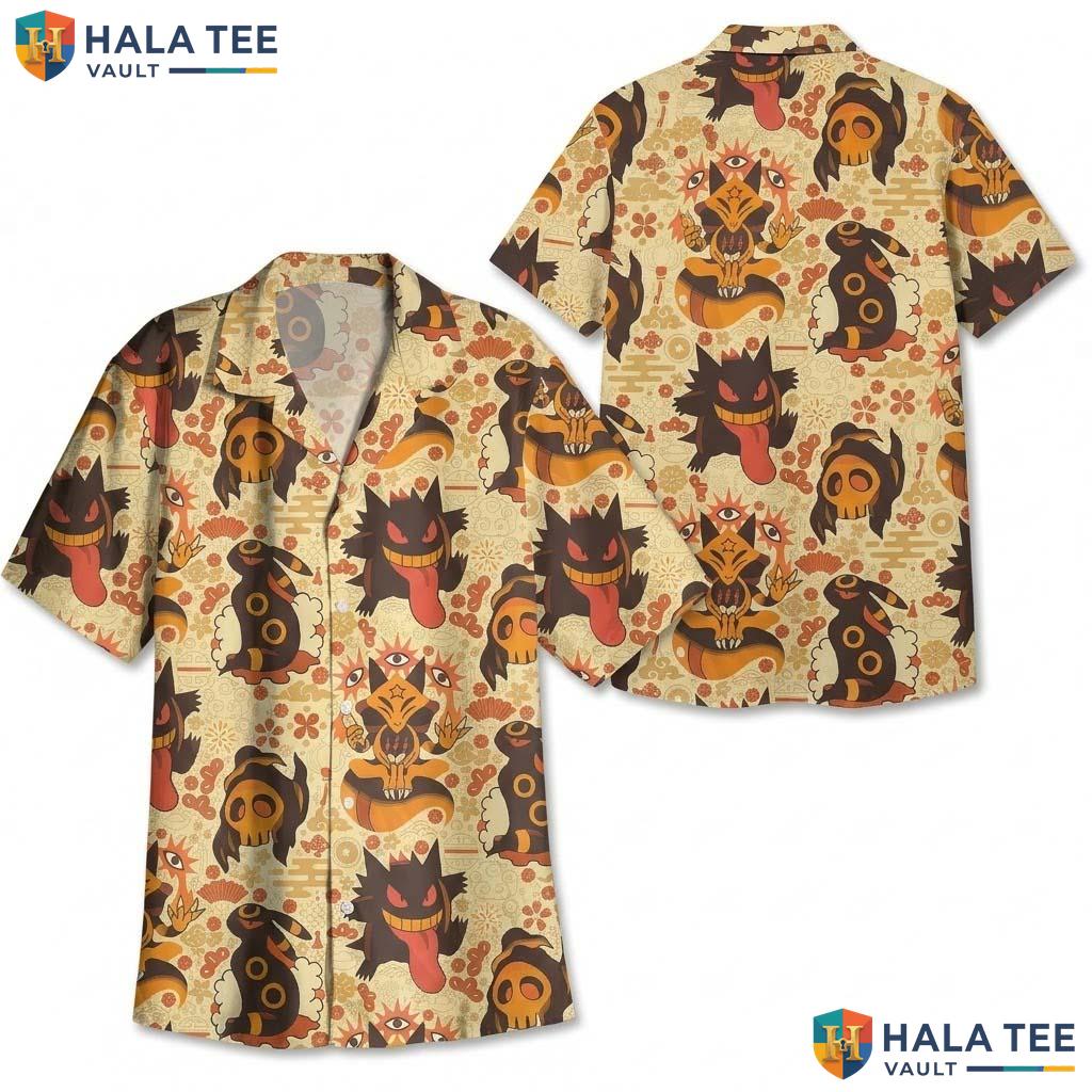 Spooky Psychic Halloween Hawaiian Shirt Supernatural Anime Aloha Top