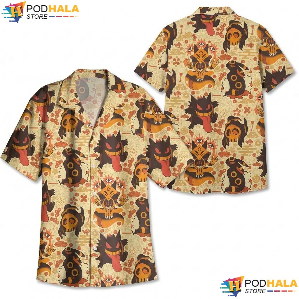 Spooky Psychic Halloween Hawaiian Shirt Supernatural Anime Party Top