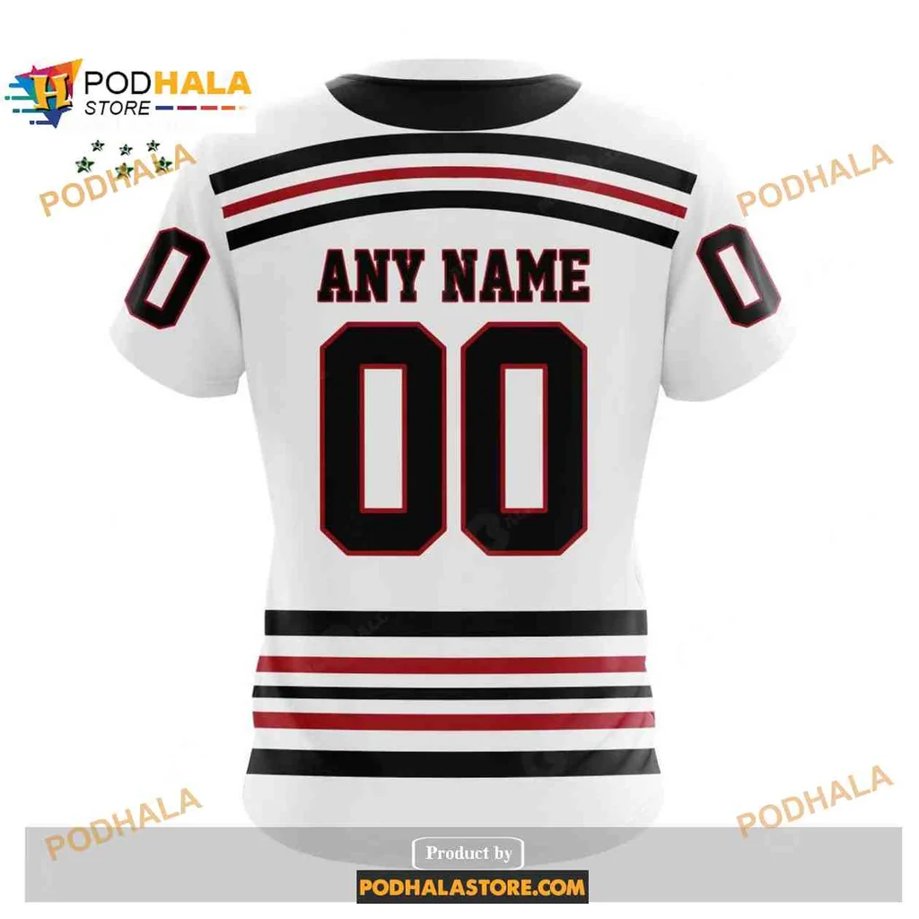Sporty Chicago Blackhawks 3D Print Hoodie With Bold Logo Design Sporty Chicago Blackhawks 3D Print Hoodie With Bold Logo Design
