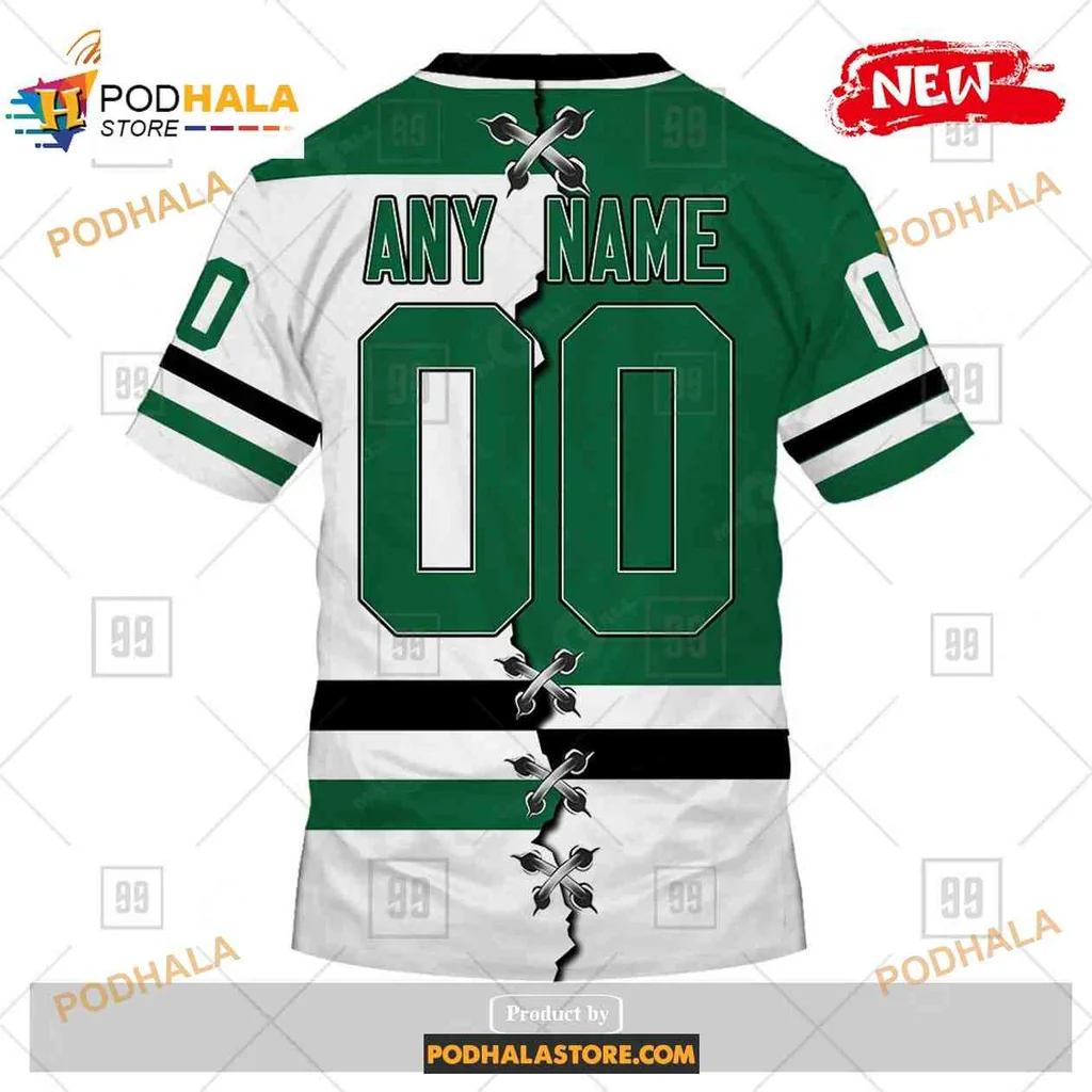 Sporty Dallas Stars 3D Print Hoodie With Bold Star Emblem And Stripes Sporty Dallas Stars 3D Print Hoodie With Bold Star Emblem And Stripes