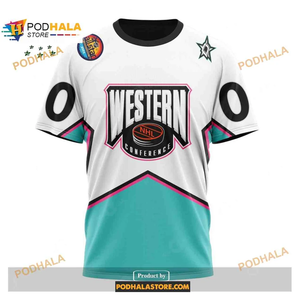 Sporty Dallas Stars Western Conference AOP Hoodie With Bold Design Sporty Dallas Stars Western Conference AOP Hoodie With Bold Design