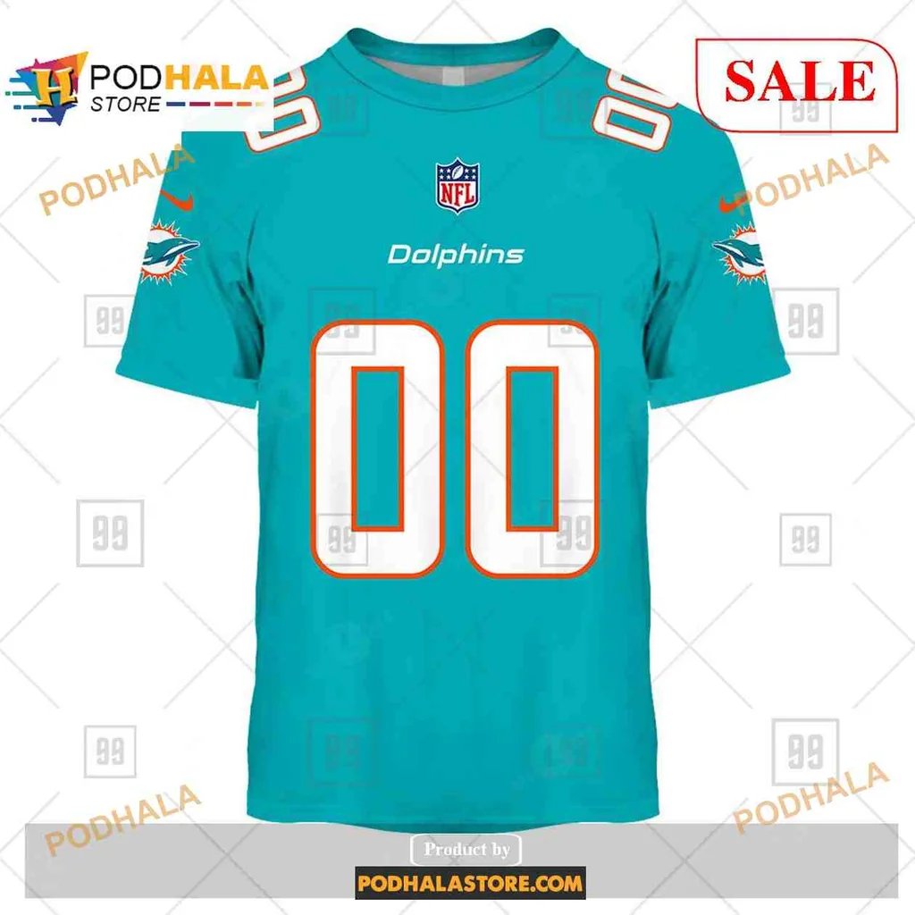 Sporty Miami Dolphins All Over Print Hoodie With Customizable Number And Bold Team Colors Sporty Miami Dolphins All Over Print Hoodie With Customizable Number And Bold Team Colors