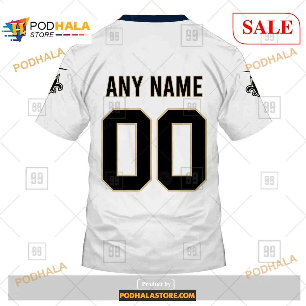 Sporty New Orleans Saints 3D Print Hoodie With Team Logo And Number Sporty New Orleans Saints 3D Print Hoodie With Team Logo And Number