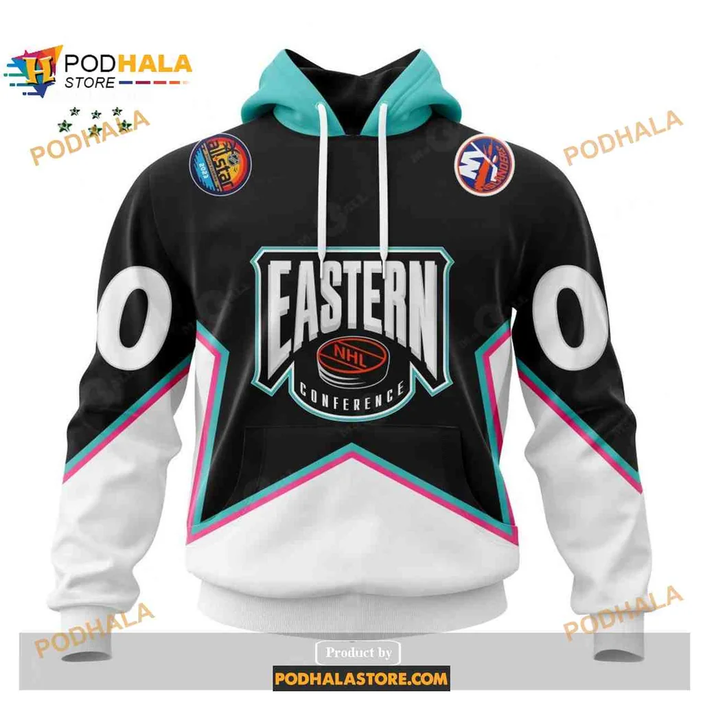 Sporty New York Islanders 3d Hoodie, Bold Eastern Conference Design