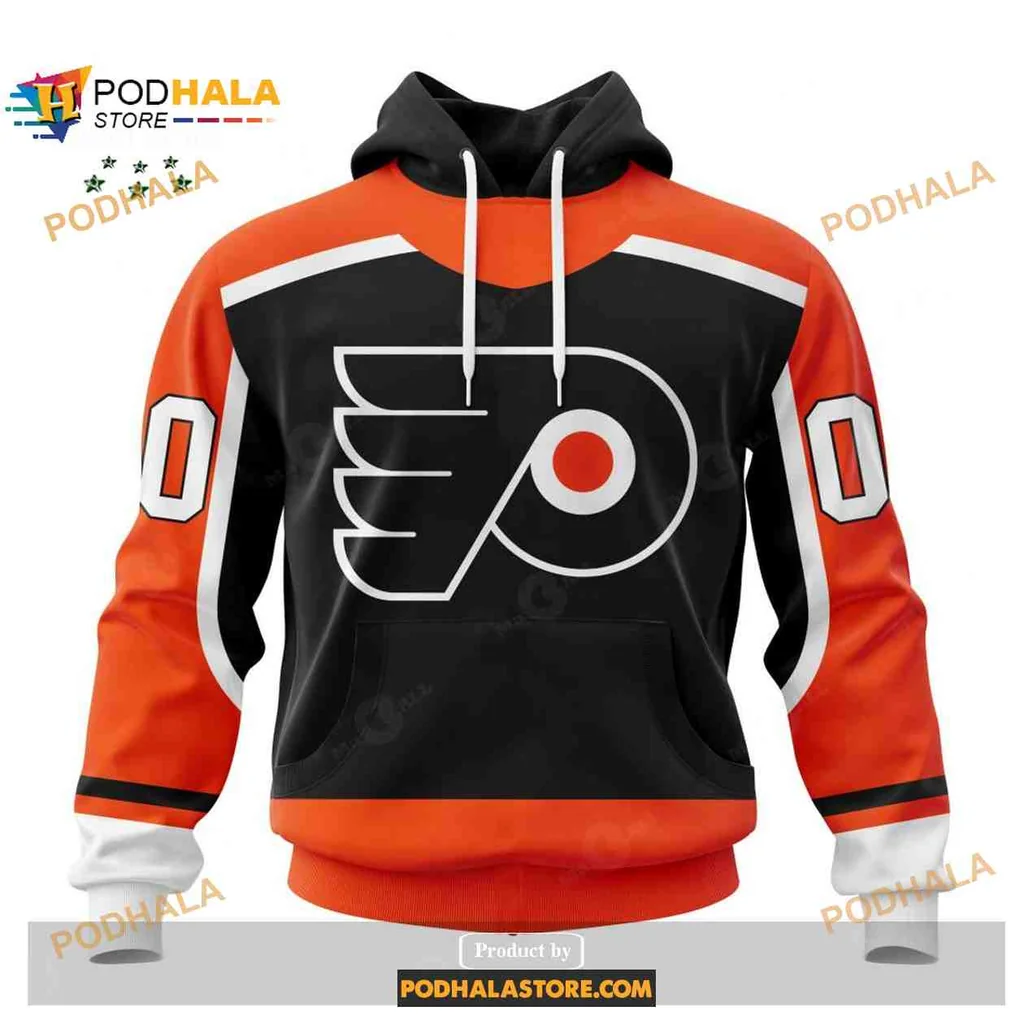 Sporty Philadelphia Flyers 3d Hoodie With Bold Logo And Dynamic Design