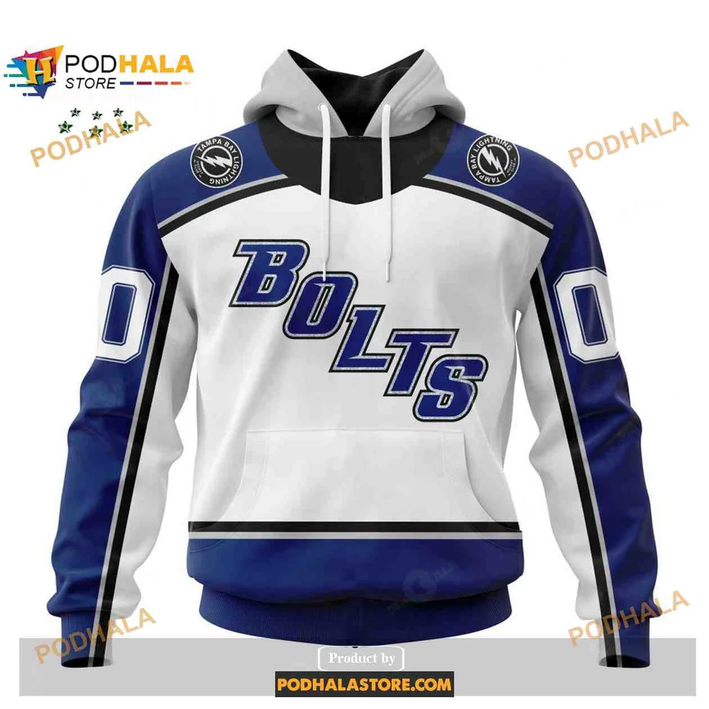 Sporty Tampa Bay Lightning 3d Hoodie Featuring Bold Bolts Design