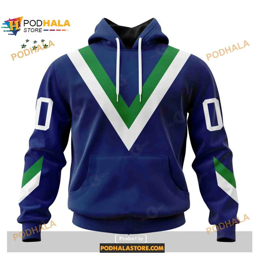 Sporty Vancouver Canucks 3d Hoodie With Bold Green And White Design