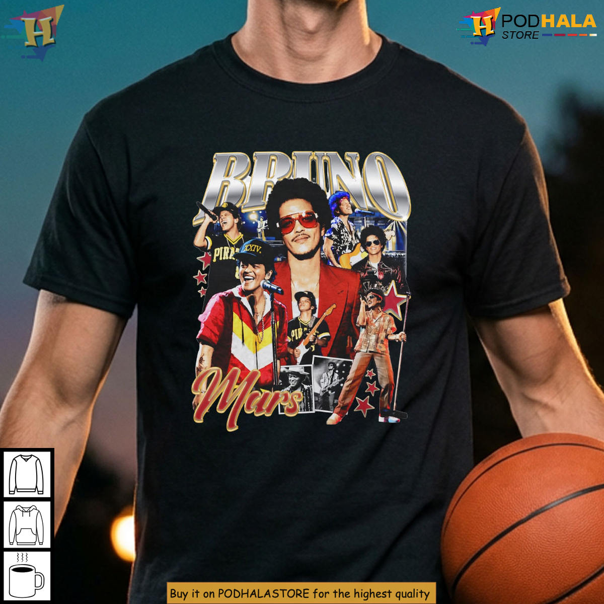Stage Star Tour Pop RnB Retro Concert Collage Fan T-Shirt Music Apparel