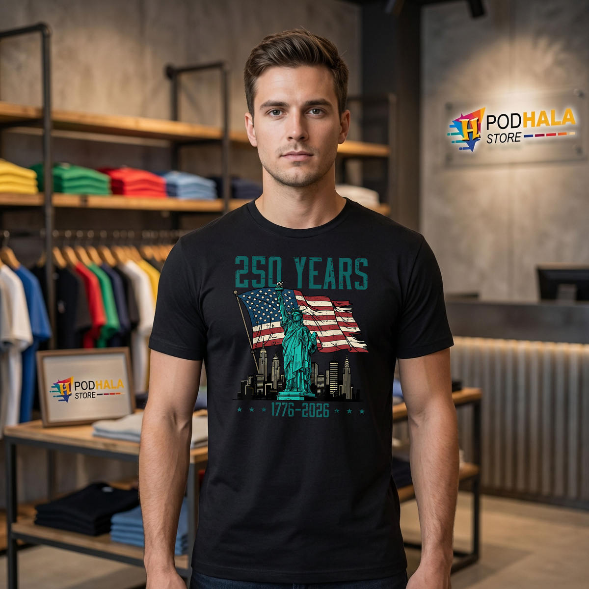 Statue Of Liberty 250th Anniversary Shirt 2026 Women Men Kids 250 Years Gifts
