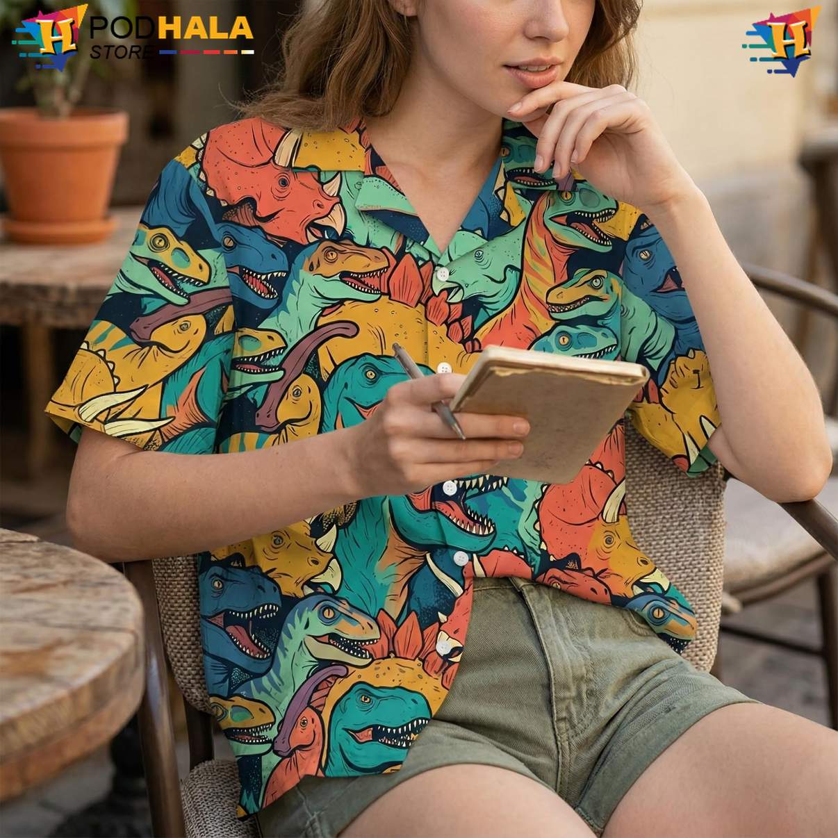 Stickbomb Dino Short-sleeve button-up shirt Mens Casual Beach Button Down Summer Camp Gear Stickbomb Dino Short-sleeve button-up shirt Mens Casual Beach Button Down Summer Camp Gear