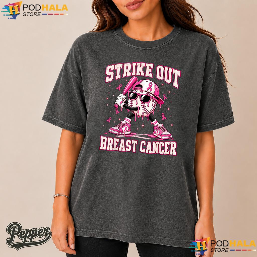 Strike Out Baseball Drip Boys Comfort Colors Shirt Breast Cancer Youth Strike Out Baseball Drip Boys Comfort Colors Shirt Breast Cancer Youth