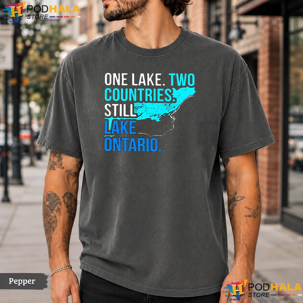 Stylish Countries Lake Ontario Comfort Colors T-Shirt Still Graphic Tee