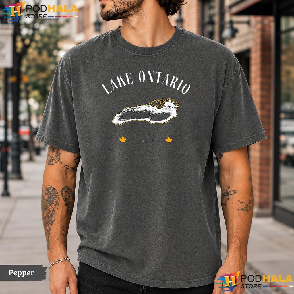 Stylish Maple Lake Ontario Comfort Colors T-Shirt Vintage Graphic Tee