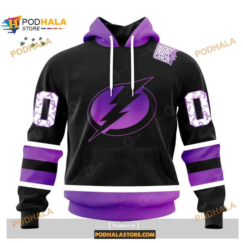 Supportive Tampa Bay Lightning Hockey 3d Hoodie With Bold Lightning Design