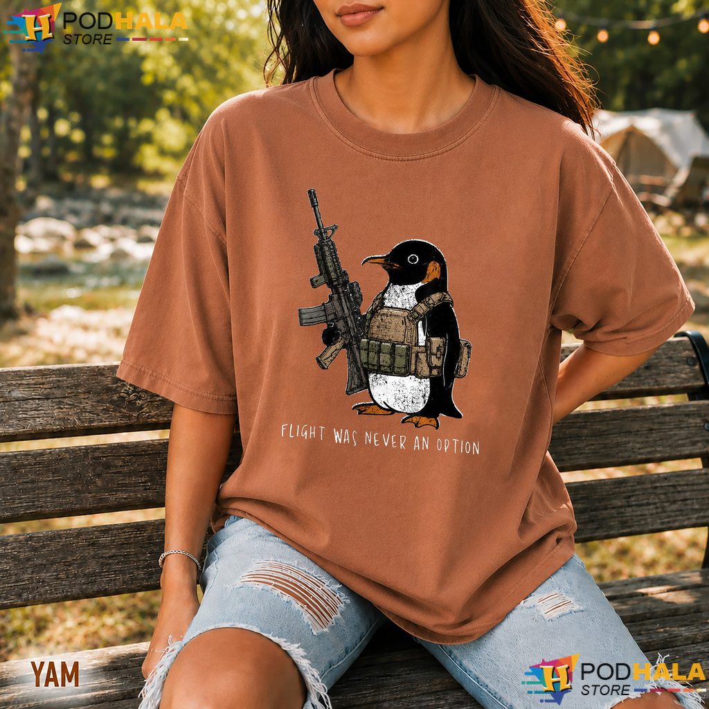 Tactical Penguin Flight Meme Comfort Colors Tshirt Funny Bird Graphic Top Tactical Penguin Flight Meme Comfort Colors Tshirt Funny Bird Graphic Top