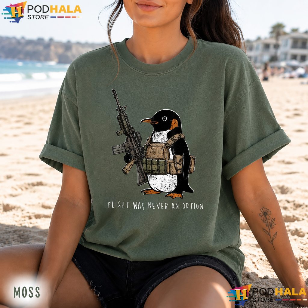 Tactical Penguin Flight Meme Comfort Colors Tee Funny Bird Graphic Top Tactical Penguin Flight Meme Comfort Colors Tee Funny Bird Graphic Top