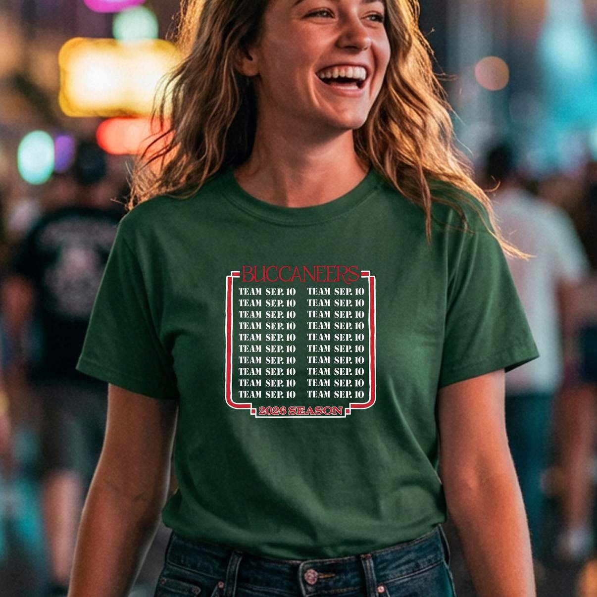 Tampa Bay Buccaneers 2026 Shirt Queen Season Schedule Football Fan Graphic