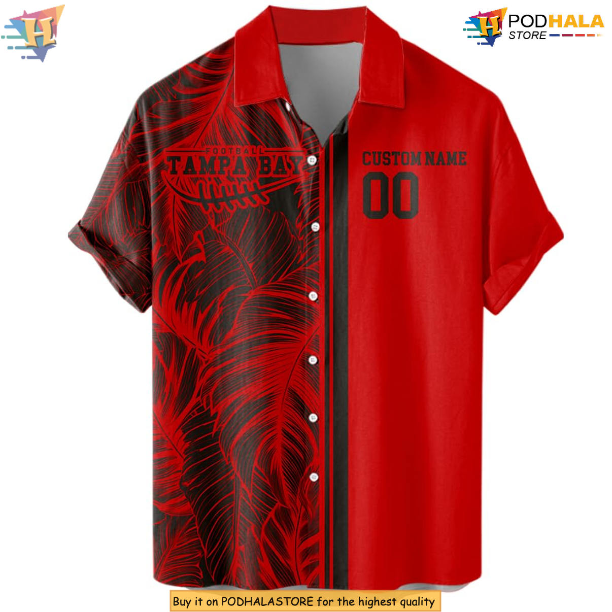 Tampa Football Custom Hawaiian Shirt 2026 Personalized Tropical Fan Apparel