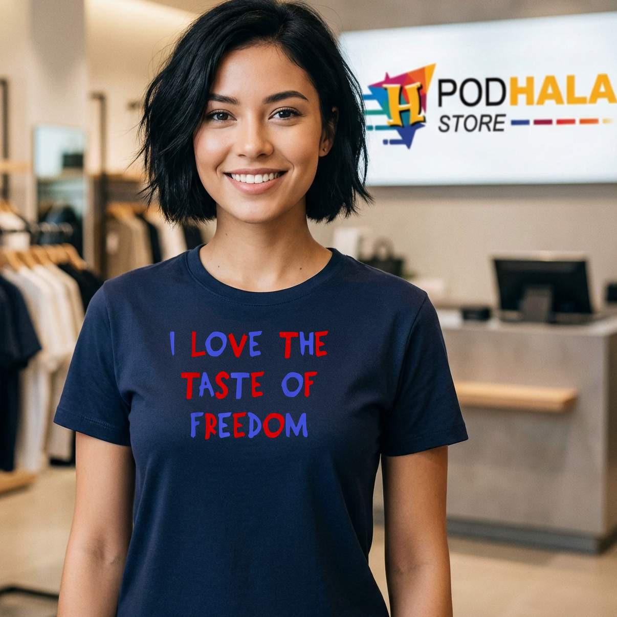 Taste Of Freedom Partners Shirt Matching Fourth Of July Couple Gift