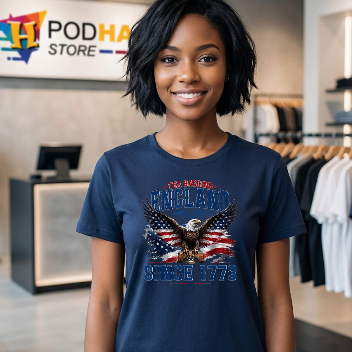Tea Bagging England Patriotic Tee Since 1773 Eagle Fourth Of July Apparel Tea Bagging England Patriotic Tee Since 1773 Eagle Fourth Of July Apparel