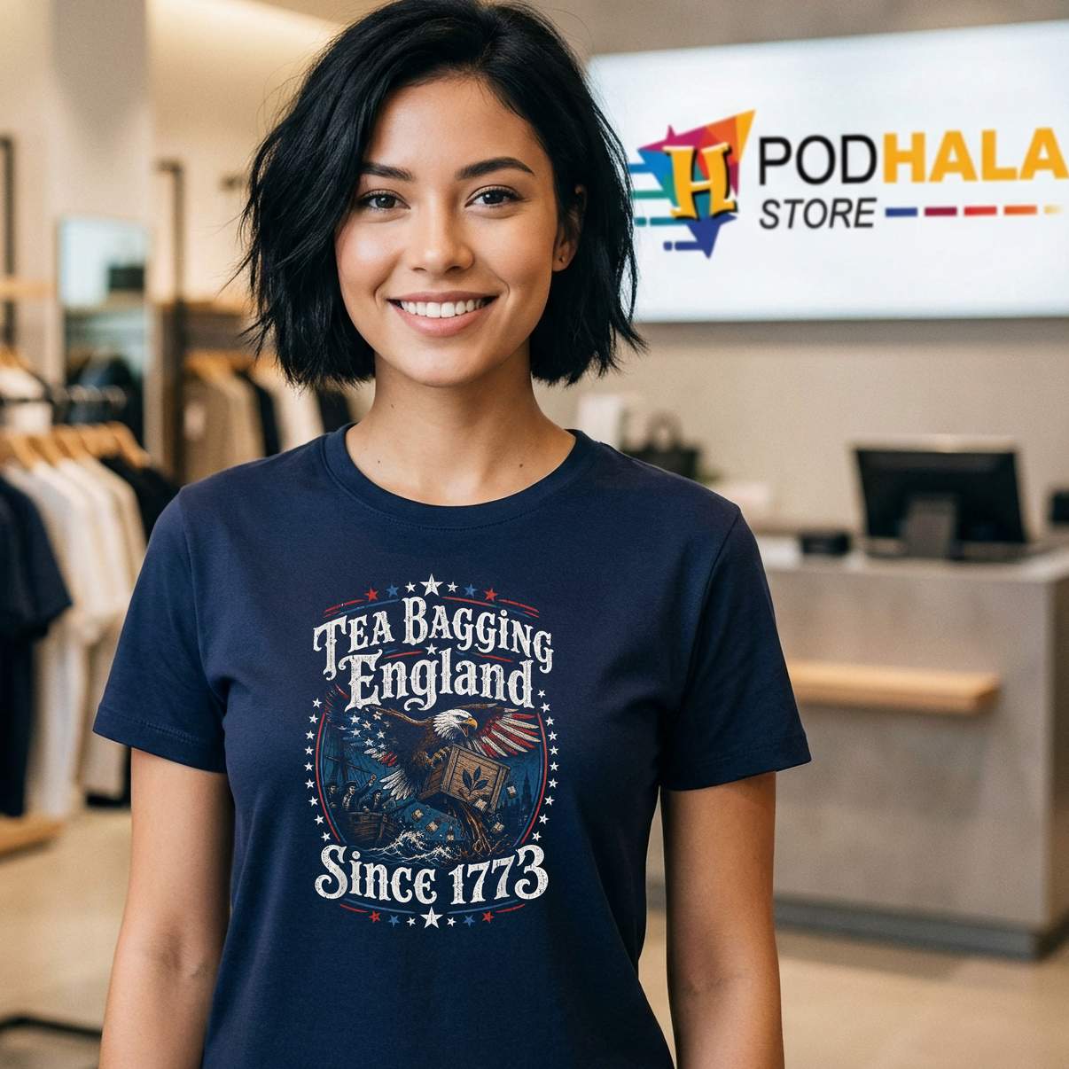 Teabagging Since 1773 America Shirt England Fourth Of July 250 Years Apparel