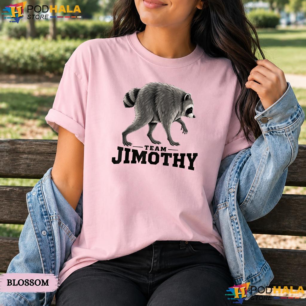 Team Jimothy Raccoon Comfort Colors T-Shirt Funny Viral Animal Meme Apparel