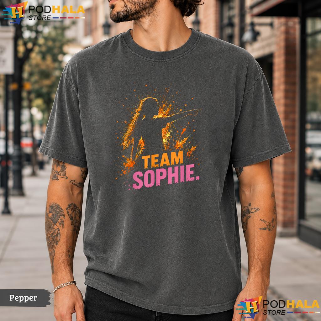 Team Sophie Basketball Comfort Colors T-Shirt Funny Viral Sports Meme Top