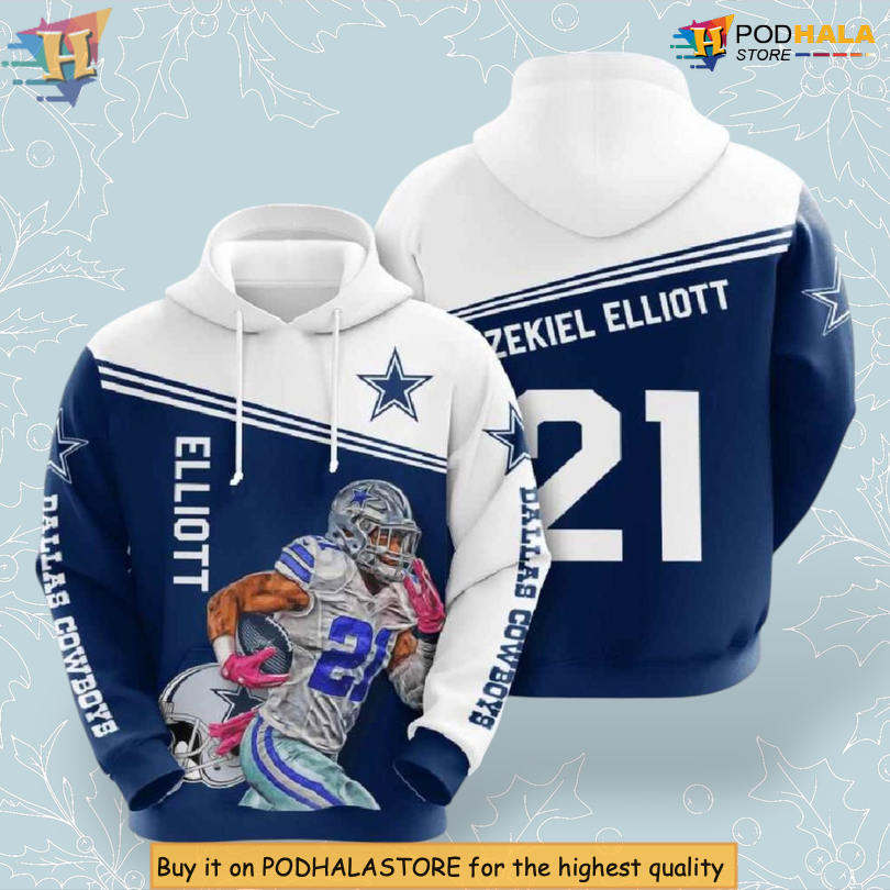 Team Spirit Blue Edition Dallas Cowboys Hoodie 3D NFL All Over Print